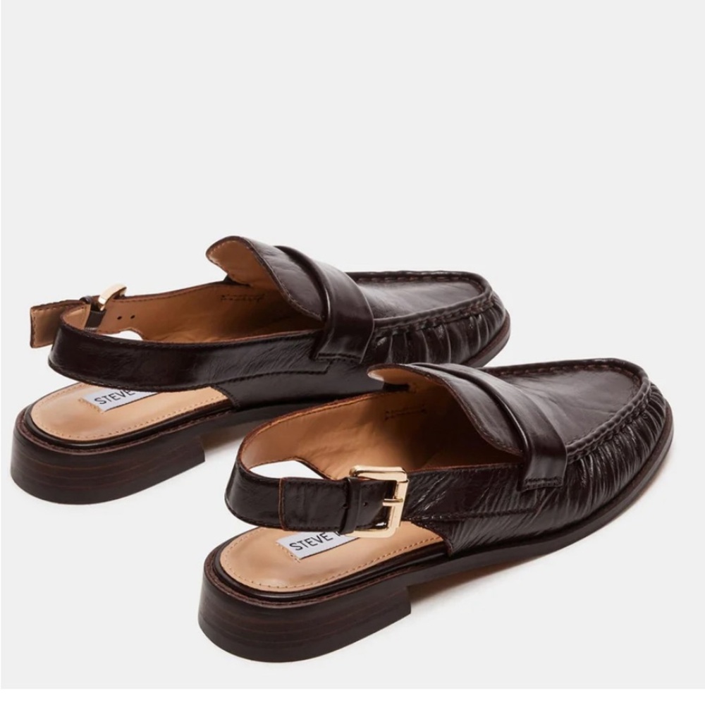 SOLD ON DEPOP Brand new in box Steve Madden Reeves loafers , brown genuine